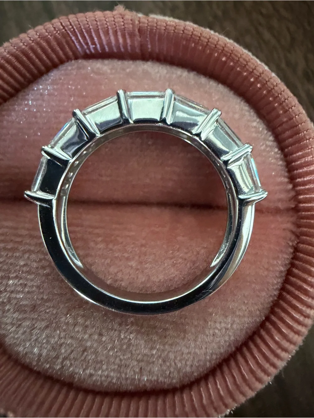 Moissanite ring set